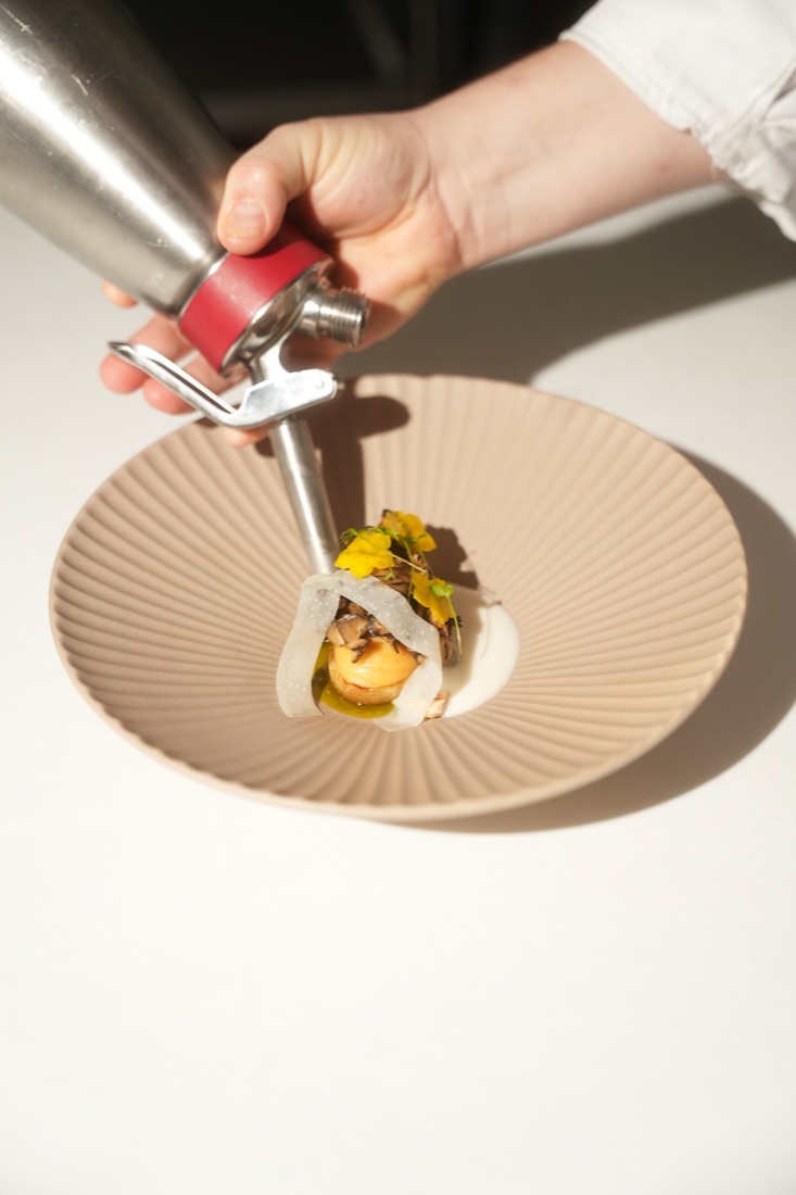 Plat du menu dégustation de l'Eckert